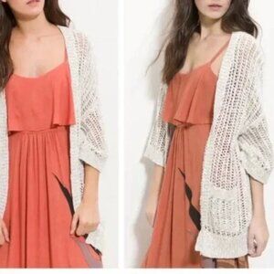 Free People Gone Fishing Oversized Cardigan, Size Small